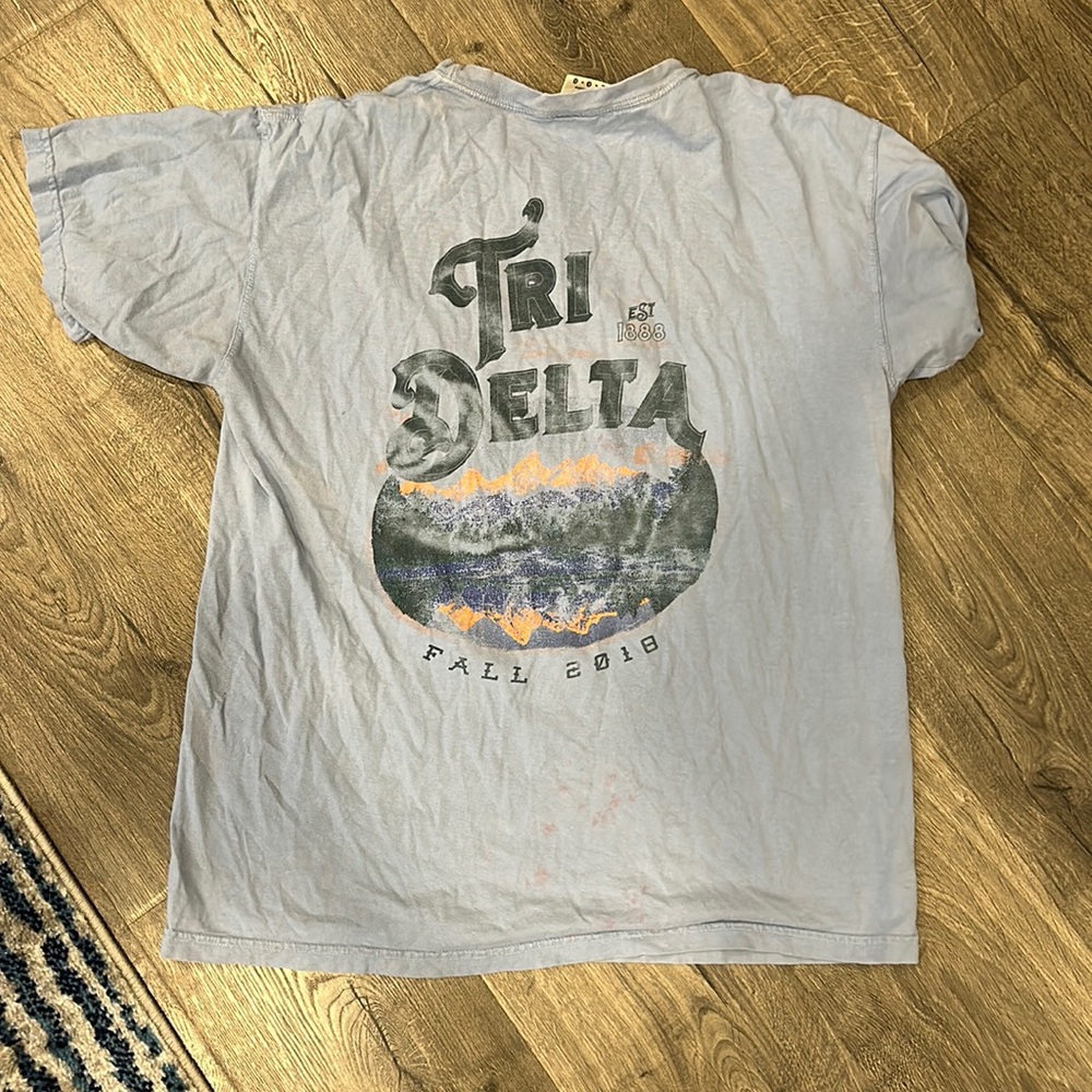 Tri Delta mountains t shirt